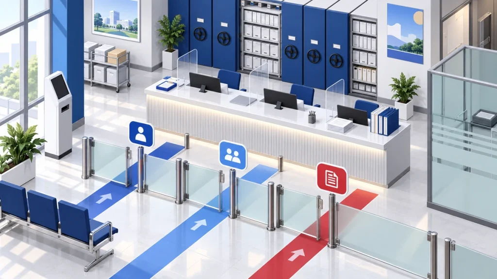 간호법과 의료법 · 진료기록 열람과 사본 교부의 판단 구조를 표현한 고유 clinical_space 대표 이미지